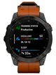 Garmin Epix Sapphire Gen 2 (черный титан/каштановый кожа)