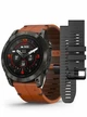 Garmin Epix Pro Gen 2 Sapphire 51 мм Карбоново-серый титан/каштановый, с кожаным и силиконовым ремешками