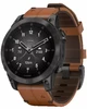 Garmin Epix Sapphire Gen 2 (черный титан/каштановый кожа)