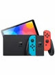 Nintendo Switch OLED Чёрный, с неоновыми Joy-Con