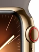 Watch 9 GPS, 45mm Gold Stainless steel, Clay Sport Band