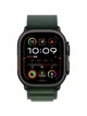 Watch Ultra 2, 49 mm, Black, Alpine Loop, Dark Green - M