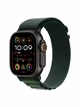 Watch Ultra 2, 49 mm, Black, Alpine Loop, Dark Green - M