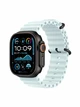 Watch Ultra 2, 49 mm, Black, Ocean Band, Ice Blue