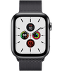 Apple Watch Series 5 LTE 44 мм Сталь черный/Миланский черный MWW82