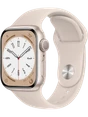 Apple Watch 8 41 мм Алюминий, Силикон, Сияющая звезда, Сияющая звезда