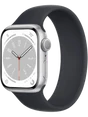 Apple Watch 8 41 мм Алюминий, Силикон, Серебристый, Тёмно-серый