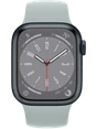 Apple Watch 8 41 мм Алюминий, Силикон, Тёмная ночь, Суккулент