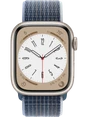 Apple Watch 8 45 мм Алюминий, Нейлон, Сияющая звезда, Синий шторм