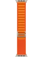 Apple Watch Ultra 165-210 мм Ткань Оранжевый