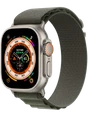 Apple Watch Ultra 165-210 мм Ткань Зелёный