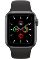 Apple Watch Series 5 44 мм Алюминий серый космос/Черный спортивный MWVF2