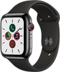 Apple Watch Series 5 LTE 40 мм Сталь черный космос/Черный спортивный MWWW2