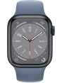 Apple Watch 8 41 мм Алюминий, Силикон, Тёмная ночь, Сланцево-синий