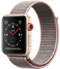 Apple Watch Series 4 44 мм Алюминий золотистый/Нейлон розовый песок MU6G2