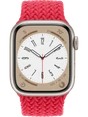 Apple Watch 8 45 мм Алюминий, Силикон/Ткань, Сияющая звезда, Красный