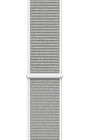 Apple Watch Series 4 44 мм Алюминий серебристый/Нейлон белая ракушка MU6C2