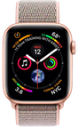 Apple Watch Series 4 LTE 44 мм Алюминий золотистый/Нейлон розовый песок MTV12