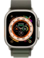 Apple Watch Ultra 130-160 мм Ткань Зелёный