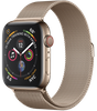Apple Watch Series 5 LTE 40 мм Сталь золотистый/Миланский золотой MWWV2