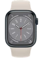 Apple Watch 8 41 мм Алюминий, Силикон, Тёмная ночь, Сияющая звезда