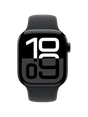 Apple Watch 10, 46 mm, Black Aluminium, Black Sport Band, S/M