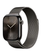 Apple Watch 10, 42 mm, Black Titanium Stainless steel, Black Milanese Loop