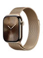 Apple Watch 10, 46 mm, Gold Titanium Stainless steel, Gold Milanese Loop