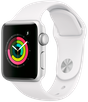 Apple Watch Series 4 40 мм Алюминий серебристый/Белый MU642