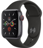 Apple Watch Series 5 LTE 40 мм Алюминий серый космос/Черный спортивный MWWQ2