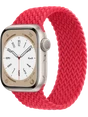 Apple Watch 8 41 мм Алюминий, Силикон/Ткань, Сияющая звезда, Красный