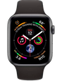 Apple Watch Series 4 LTE 40 мм Сталь чёрный космос/Чёрный MTUN2
