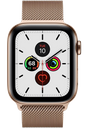 Apple Watch Series 4 LTE 44 мм Сталь золотистый/Миланский золотой MTV82