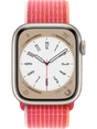 Apple Watch 8 45 мм Алюминий, Нейлон, Сияющая звезда, Красный