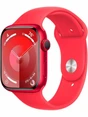 Watch 9 GPS, 41mm (PRODUCT) RED Aluminum, (PRODUCT) RED Sport Band - S/M