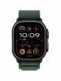 Watch Ultra 2, 49 mm, Black, Alpine Loop, Dark Green - S